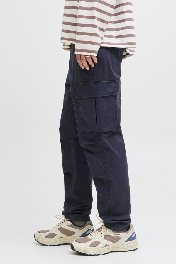 Jack & Jones Pantal&oacute;n cargo regular fit Azul oscuro