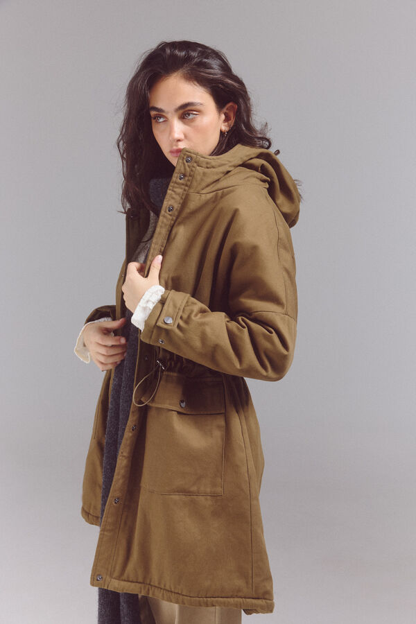 Slowlove Parka ligera Kaki