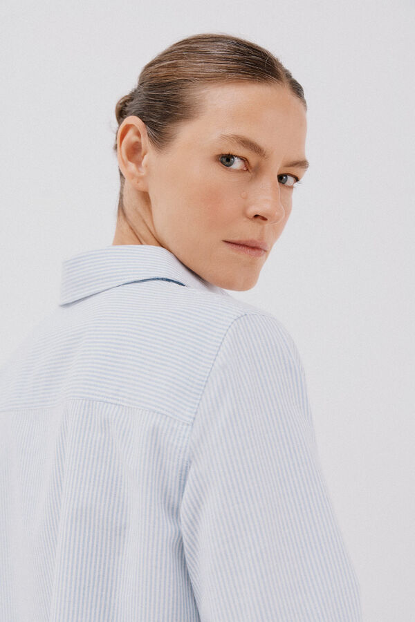 Cortefiel Camisa oxford  Azul