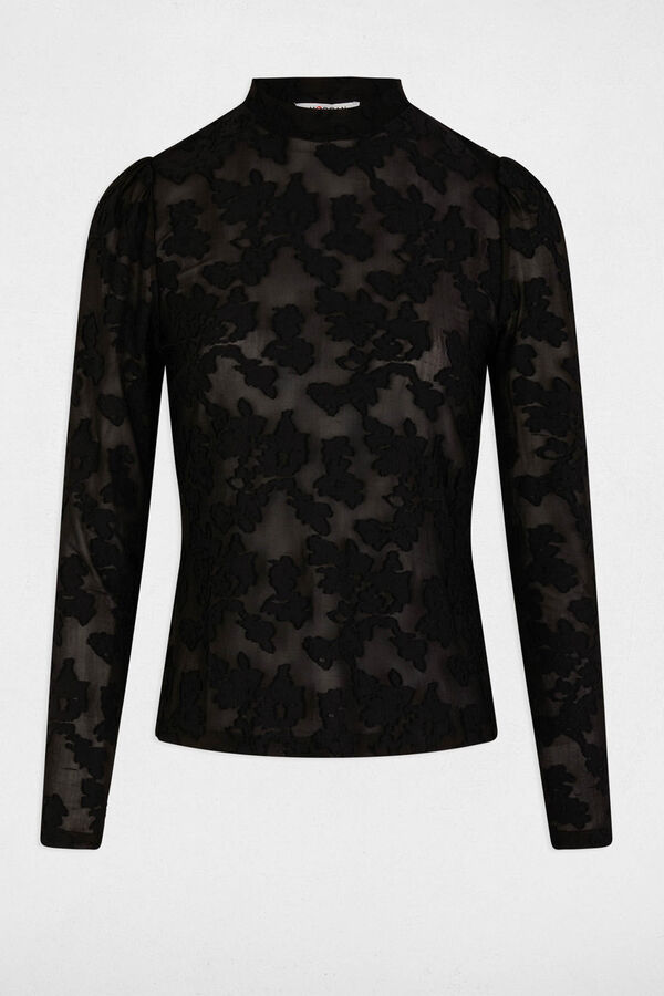 Morgan Camiseta manga larga Negro