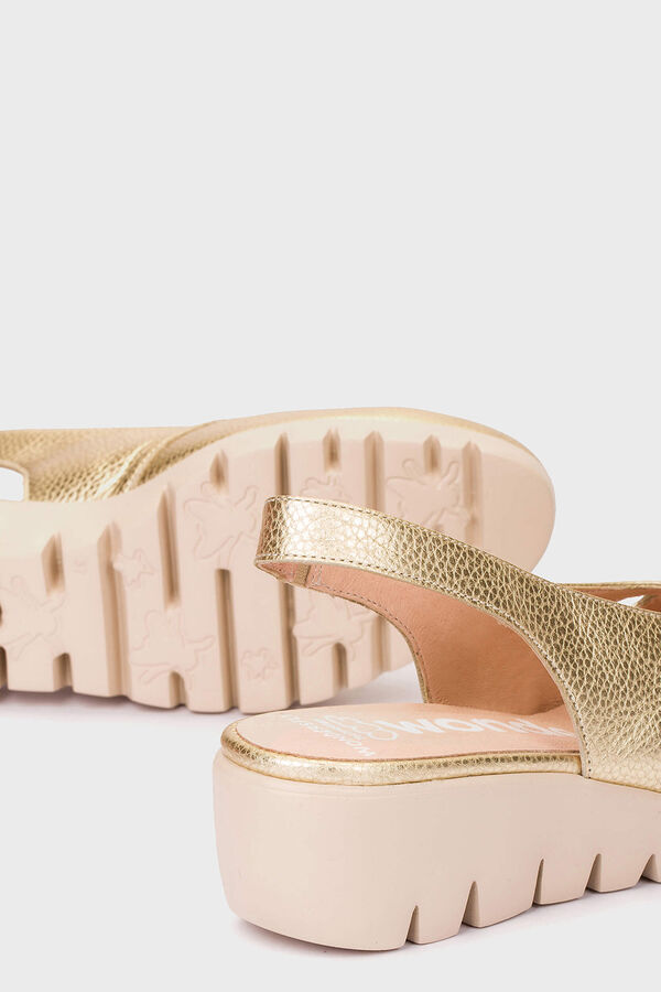 Wonders Zapatos destalonados Fly 51 Dorado