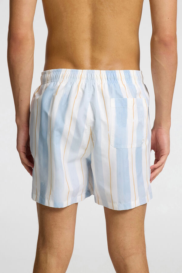 Selected Ba&ntilde;ador estampado Blanco