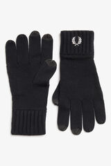 Cortefiel Guantes lisos Negro