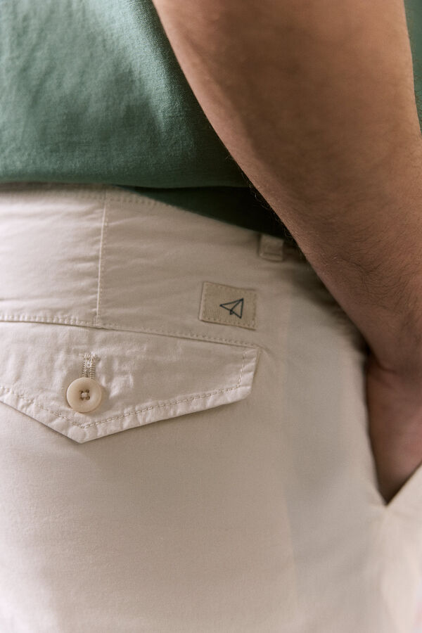 OOTO Bermuda de popelin Beige
