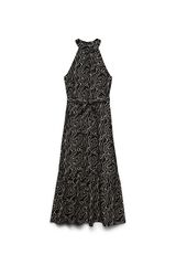 Vero Moda Vestido largo escote halter Multicolor
