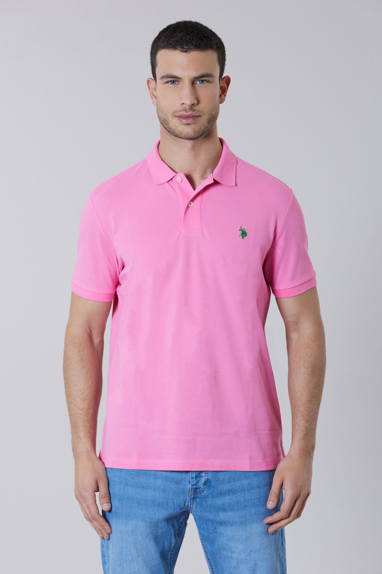 Us Polo Polo b&aacute;sico de piqu&eacute; de manga corta