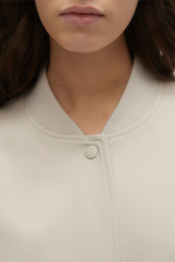 Vero Moda Chaqueta bomber de manga larga Beige
