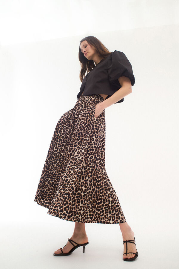 Vila top com manga balão 2/4 Preto