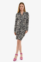 Cupl&eacute; Vestido camisero Multicolor