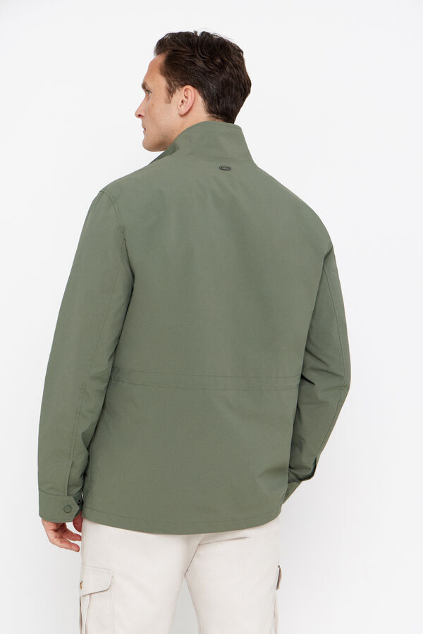 Cortefiel Chaqueta t&eacute;cnica cuatro bolsillos Kaki