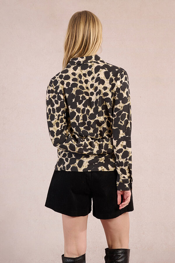 Molly Bracken Camisa de manga larga con estampado Multicolor