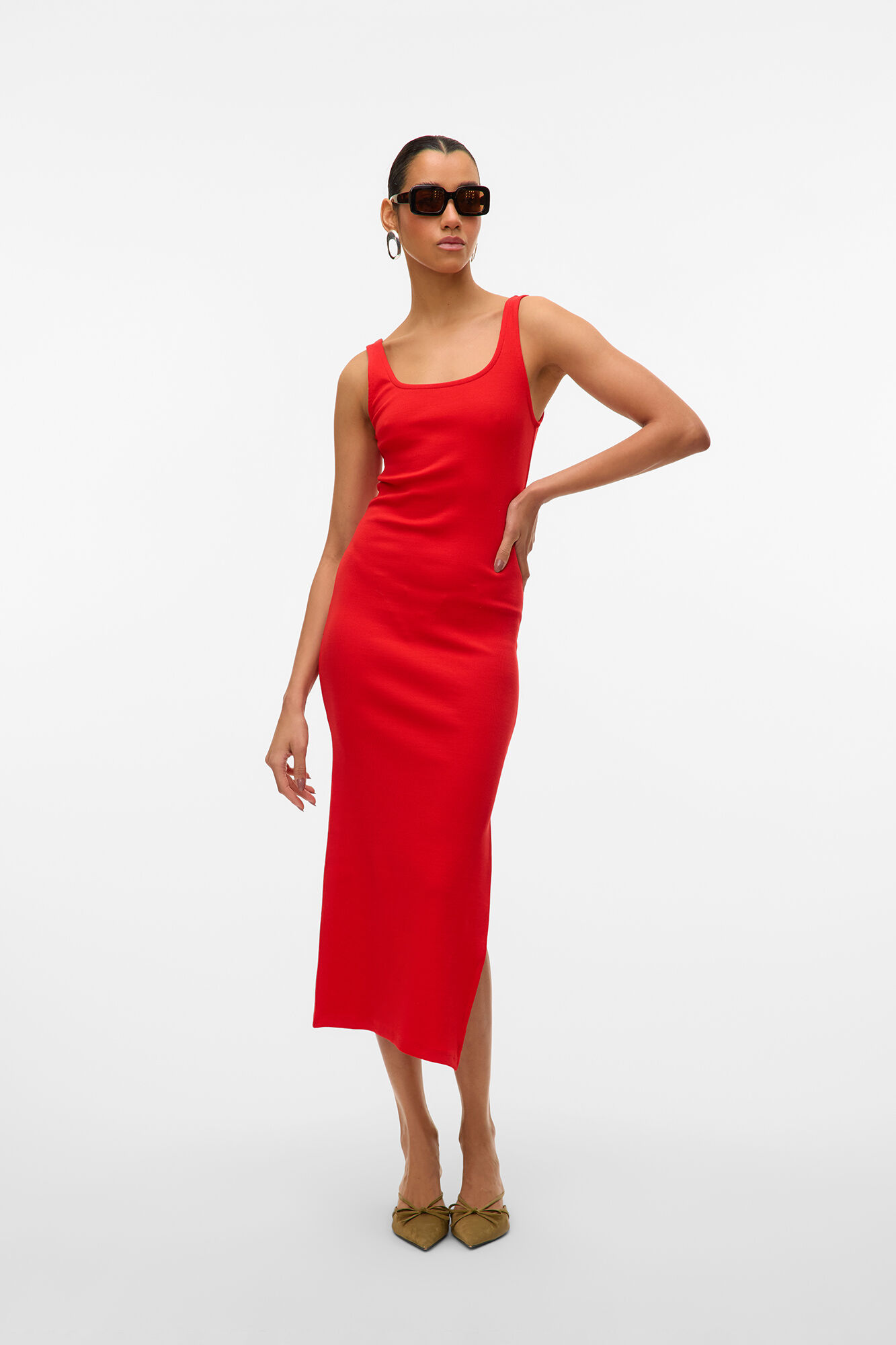 Vero Moda Vestido largo entallado