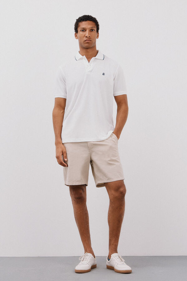 Cortefiel Polo coolmax&reg; Blanco