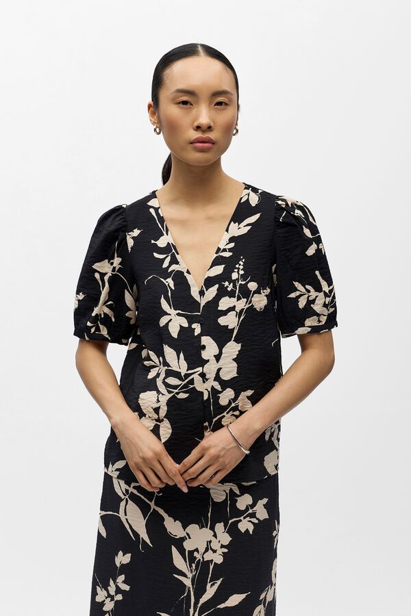 Object Blusa estampada Preto