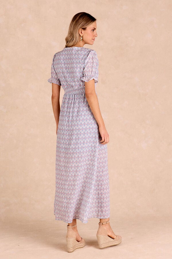 Pol&iacute;n Et Moi Vestido largo Denim Azul