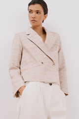 Cortefiel Jaqueta curta riscas Multicolorido