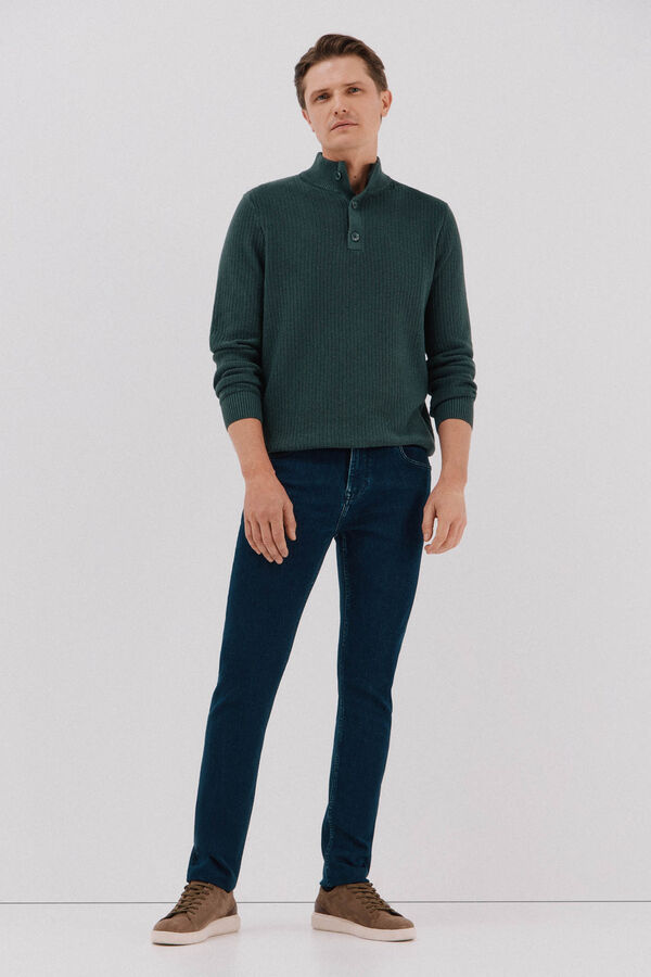 Cortefiel Pantal&oacute;n vaquero slim fit Azul marino