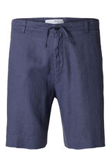 Selected Shorts de linho Azul