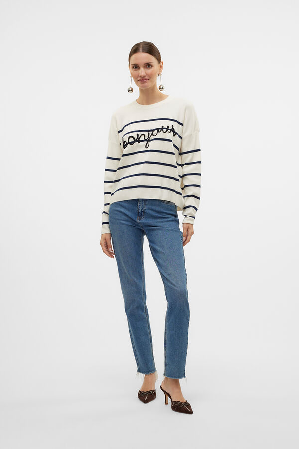 Vero Moda Jersey de punto fino Gris