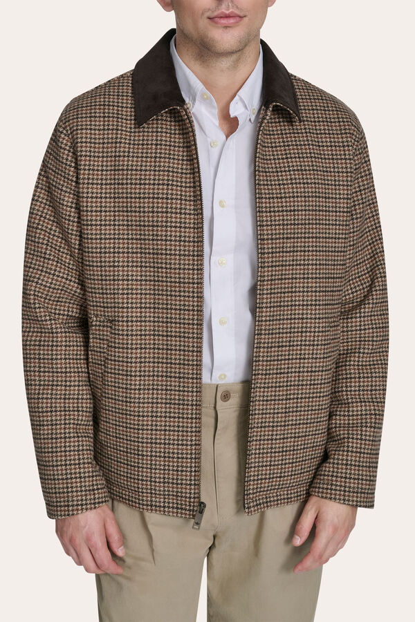 Dockers Chaqueta con cuello cl&aacute;sico Beige
