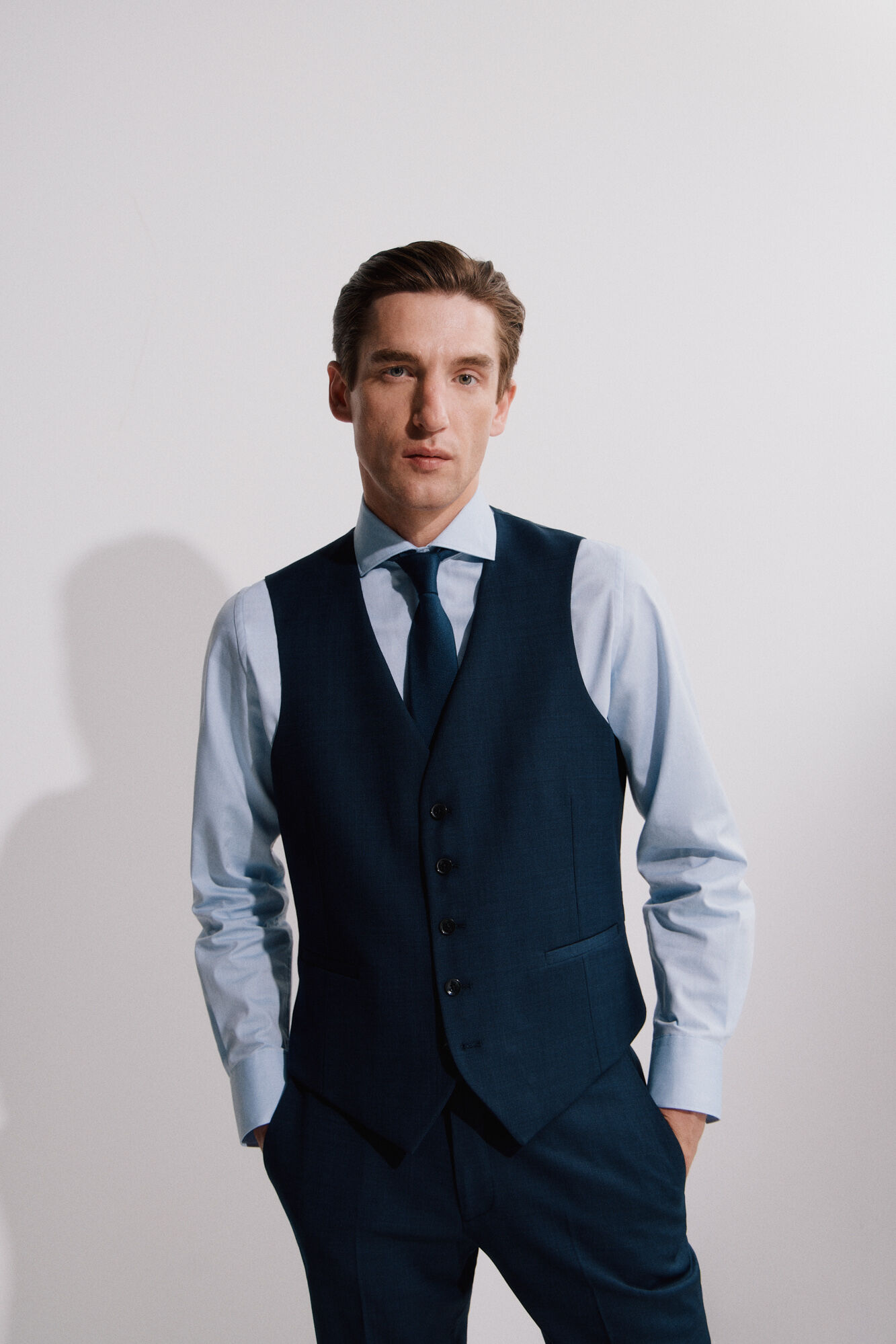 Cortefiel Colete azul 