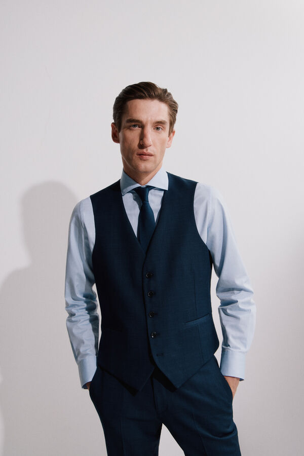 Cortefiel Colete azul  Azul