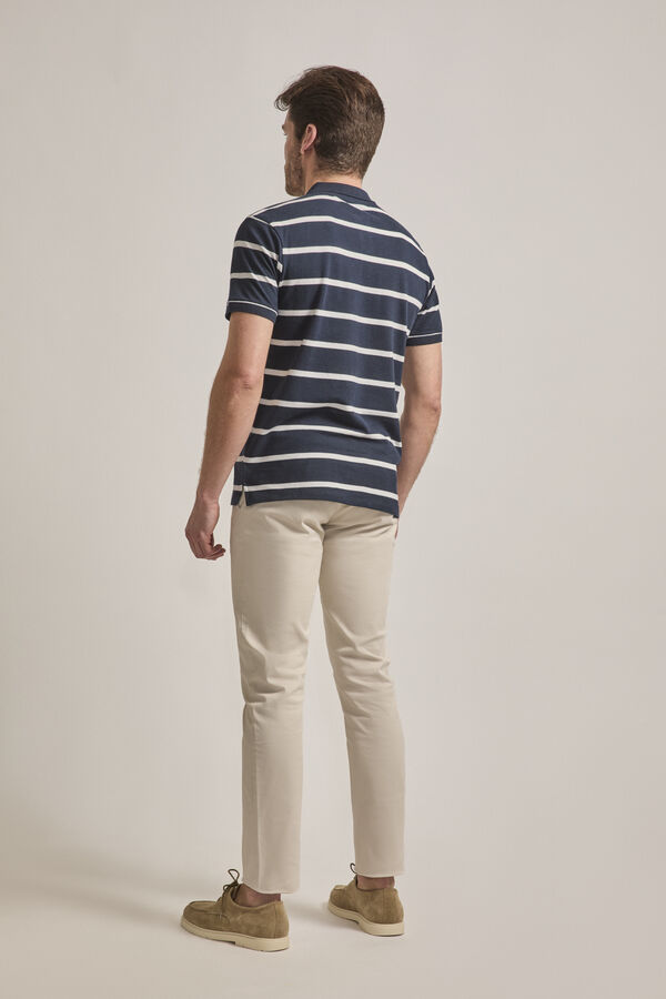 Street Monkey Polo fashion de manga curta  Azul