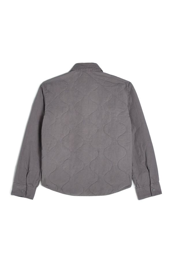 OOTO Sobrecamisa acolchada Gris