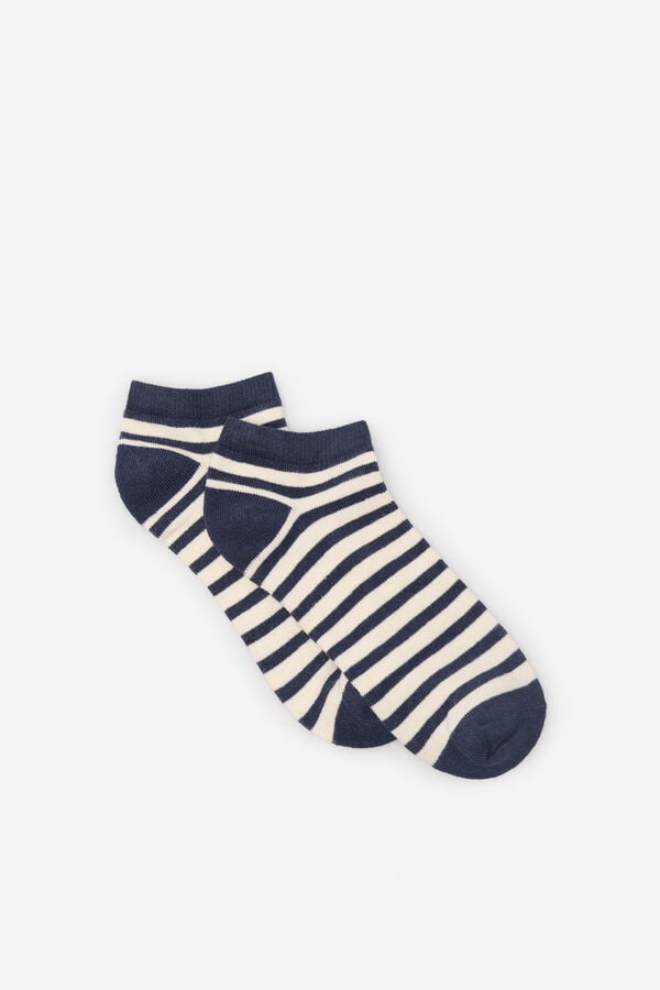 Cortefiel Meia curta marinheiro Azul