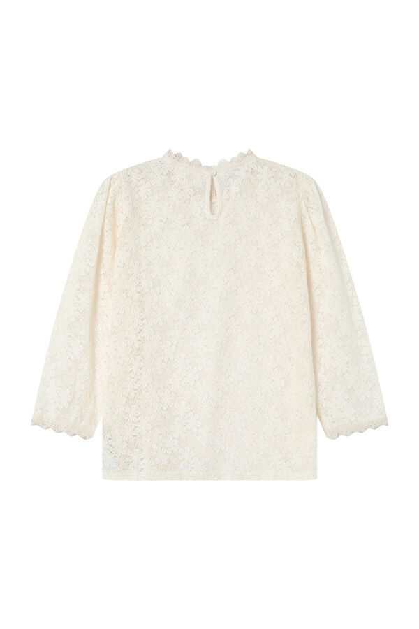 Grace & Mila Blusa de encaje Blanco