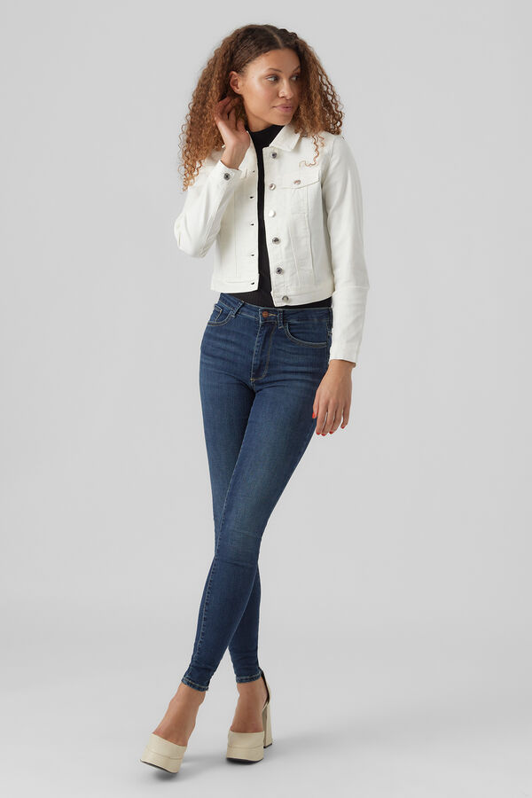 Vero Moda Chaqueta vaquera Blanco