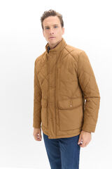 Cortefiel Chaqueta acolchada Camel