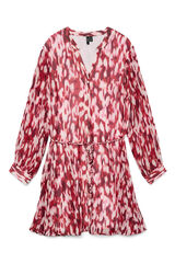 Vero Moda Curve Vestido curto estampado cintura subida Roxo