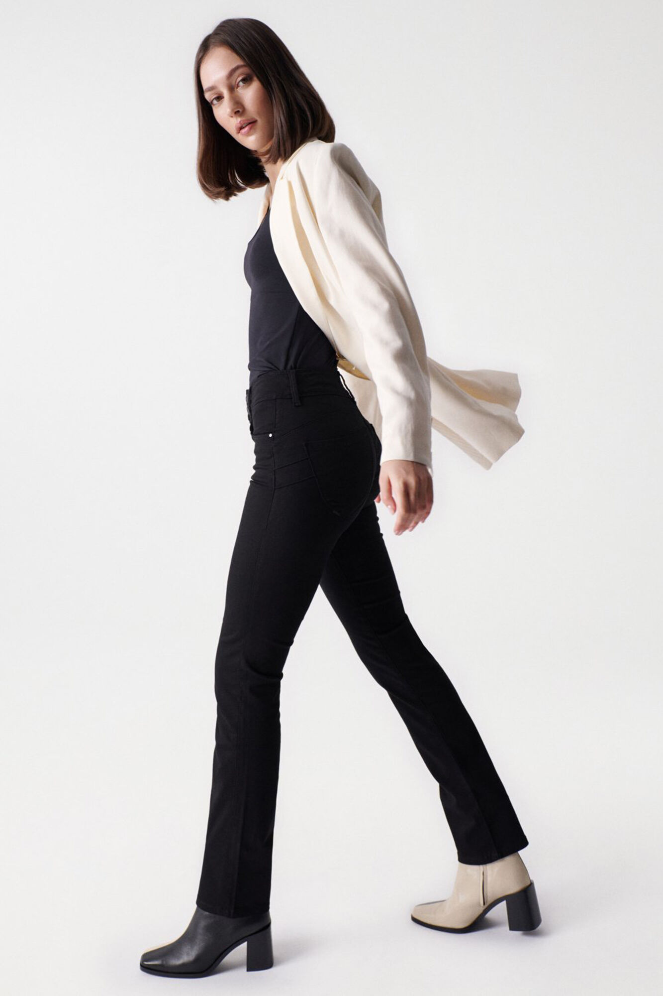 Salsa Jeans Cal&ccedil;a jeans skinny com push-in secreto