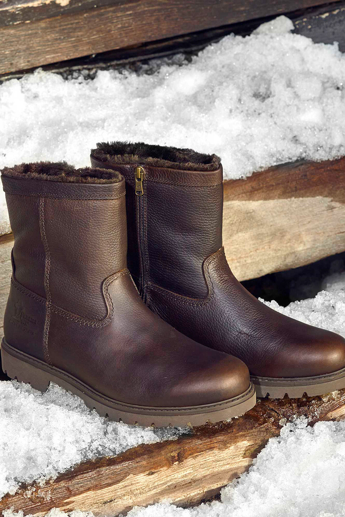 Panama Jack Bota de pele masculina