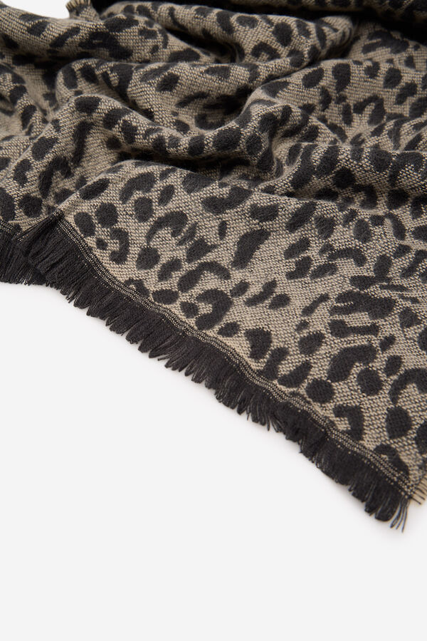Cortefiel Cachecol animal print Impress&atilde;o