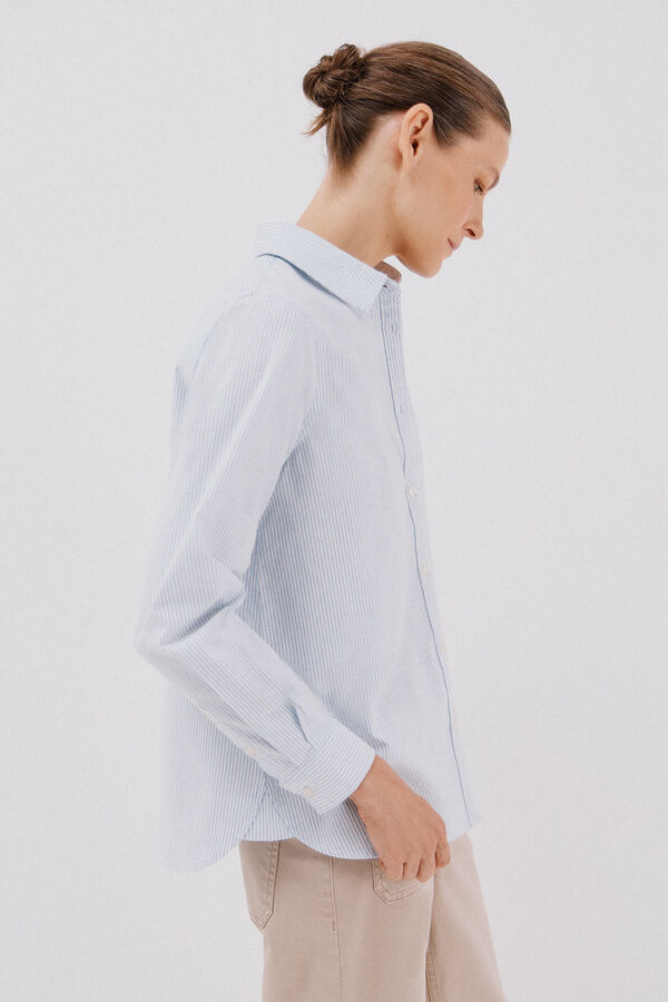 Cortefiel Camisa oxford  Azul