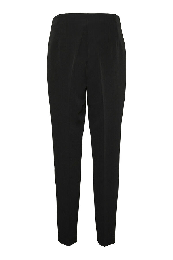 Vero Moda Cal&ccedil;as compridas de vestir Preto