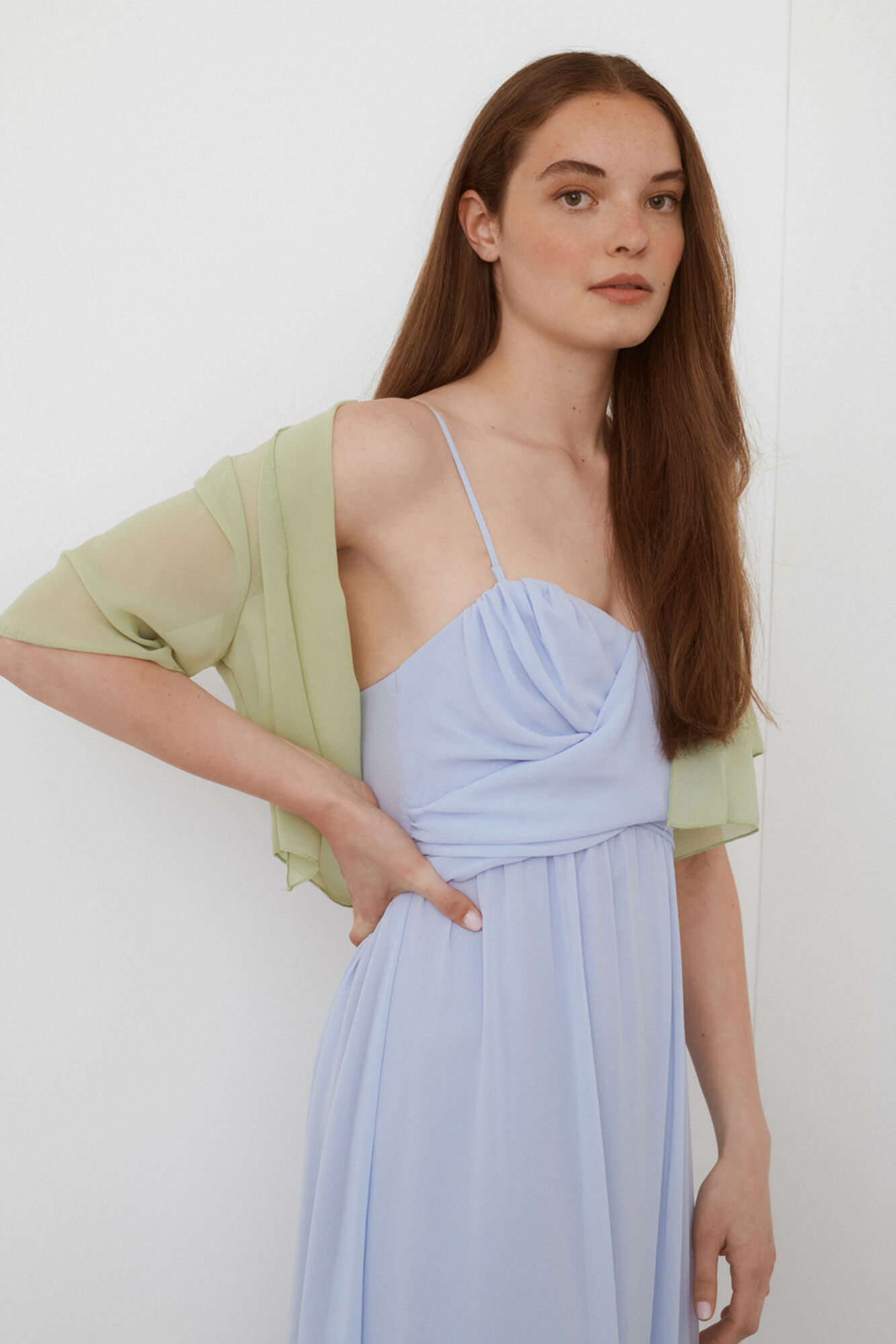 Vila Chaqueta de fiesta de gasa