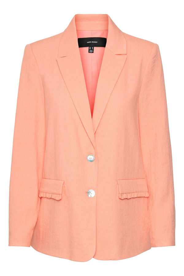 Vero Moda Blazer regular fit com detalhes de folhos  Subiu