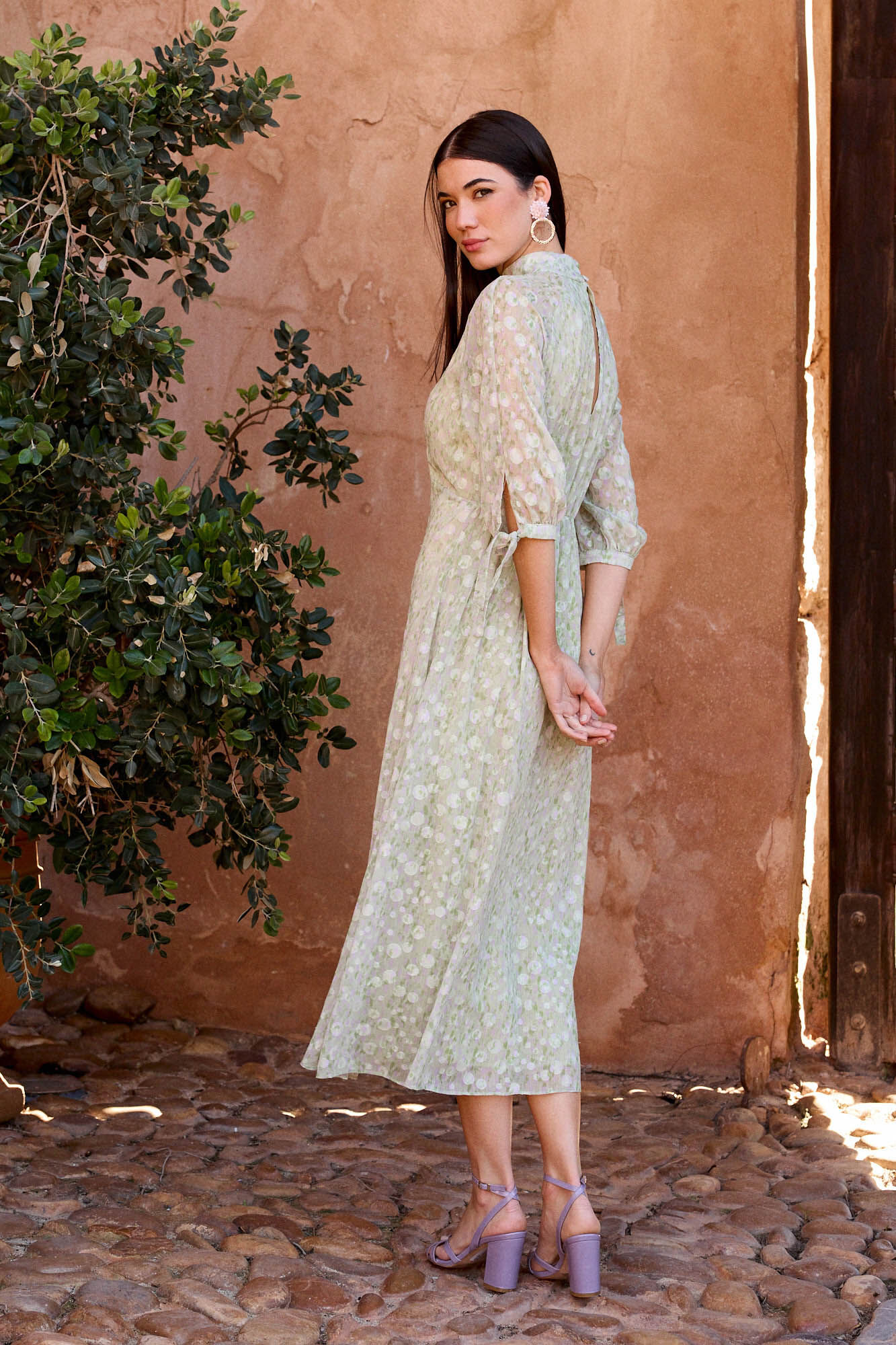 Pol&iacute;n Et Moi Vestido gola Fabiola