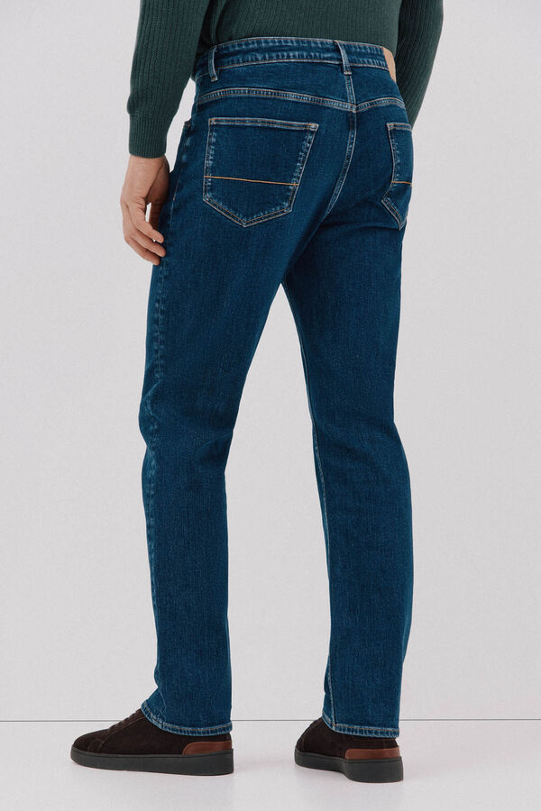 Cortefiel Pantal&oacute;n vaquero straight fit Azul