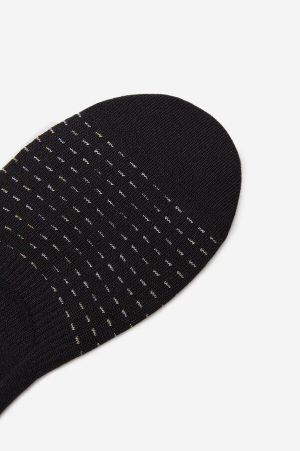 Cortefiel 2 pares meias invis&iacute;veis com coolmax Preto