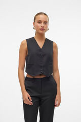 Vero Moda Colete elegante com botões Preto