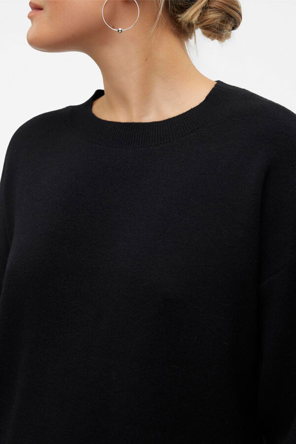 Vero Moda Jersey largo de mujer de tejido suave Negro