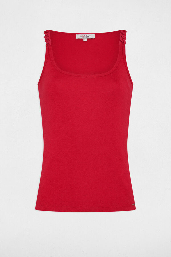 Morgan Top con tirantes finos Fucsia