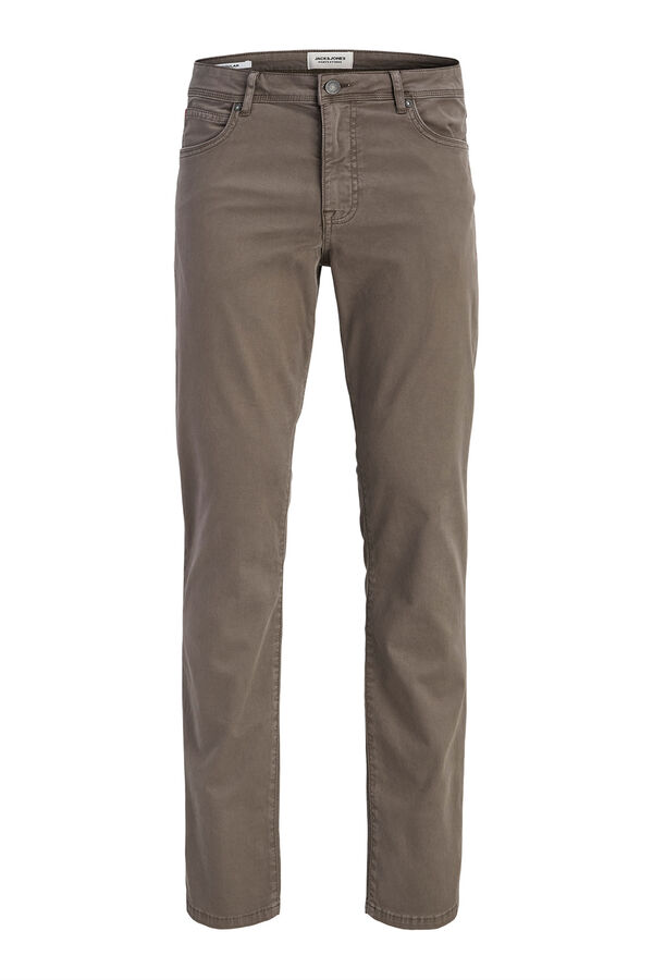 Jack & Jones Cal&ccedil;as b&aacute;sicas regulares Castanho