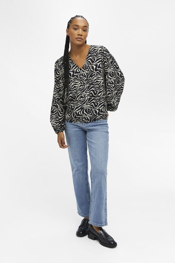 Object Blusa globo Ecovero Negro