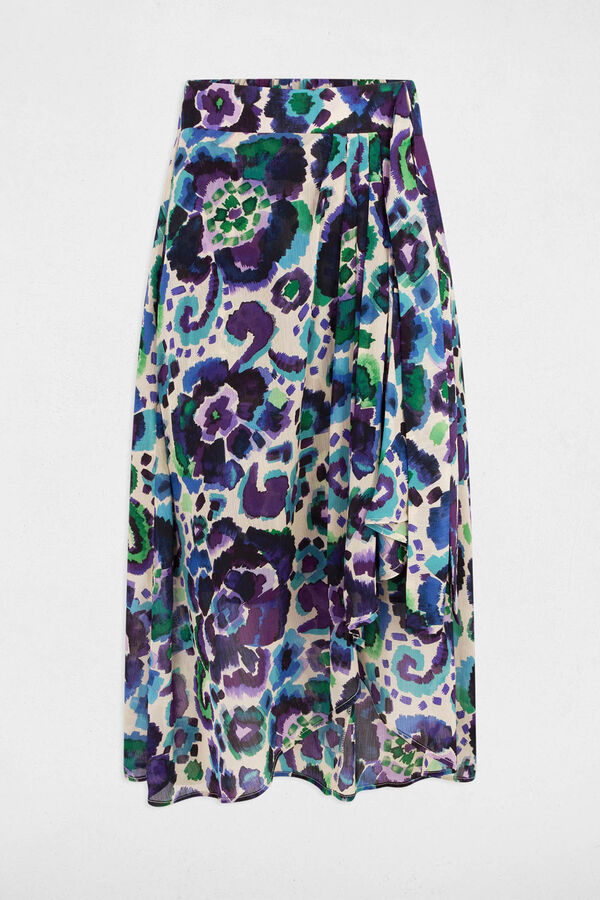 Morgan Saia estampada solta Multicolorido