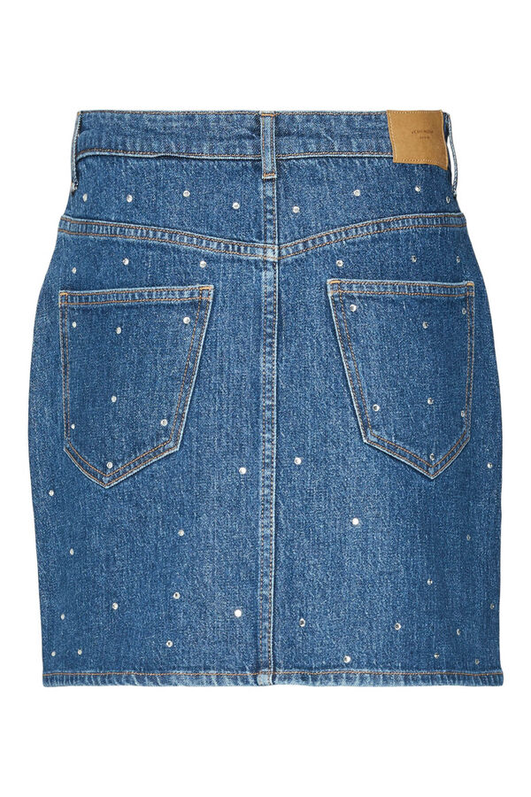Vero Moda Saia curta denim  Azul